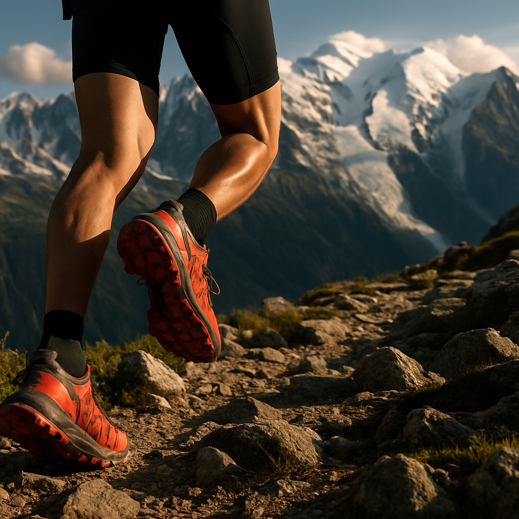 Trail runner on an alpine path near Chamonix, among the best running destinations Europe 2026 for off-road athletes